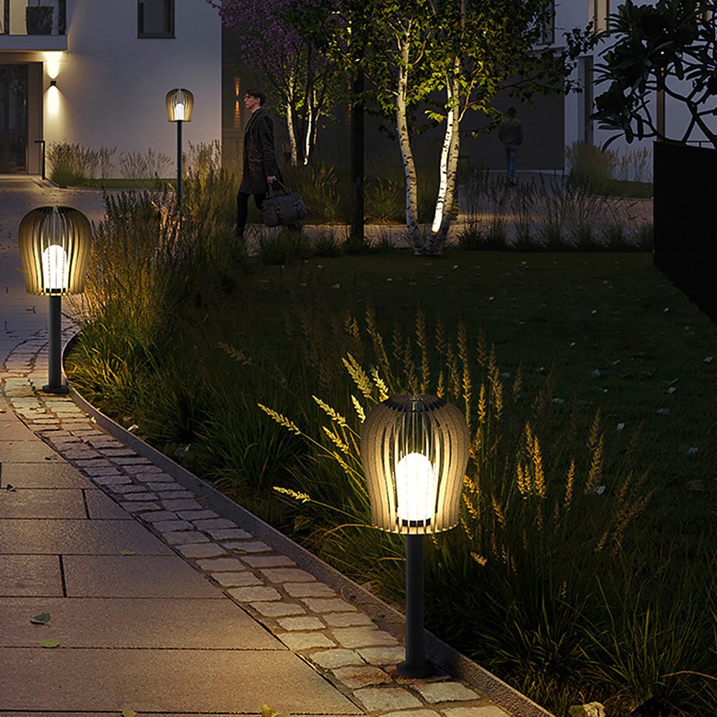 Outdoor Grid Waterproof Garden Lamp Lawn Light Post Lamp LED Landscape Lighting