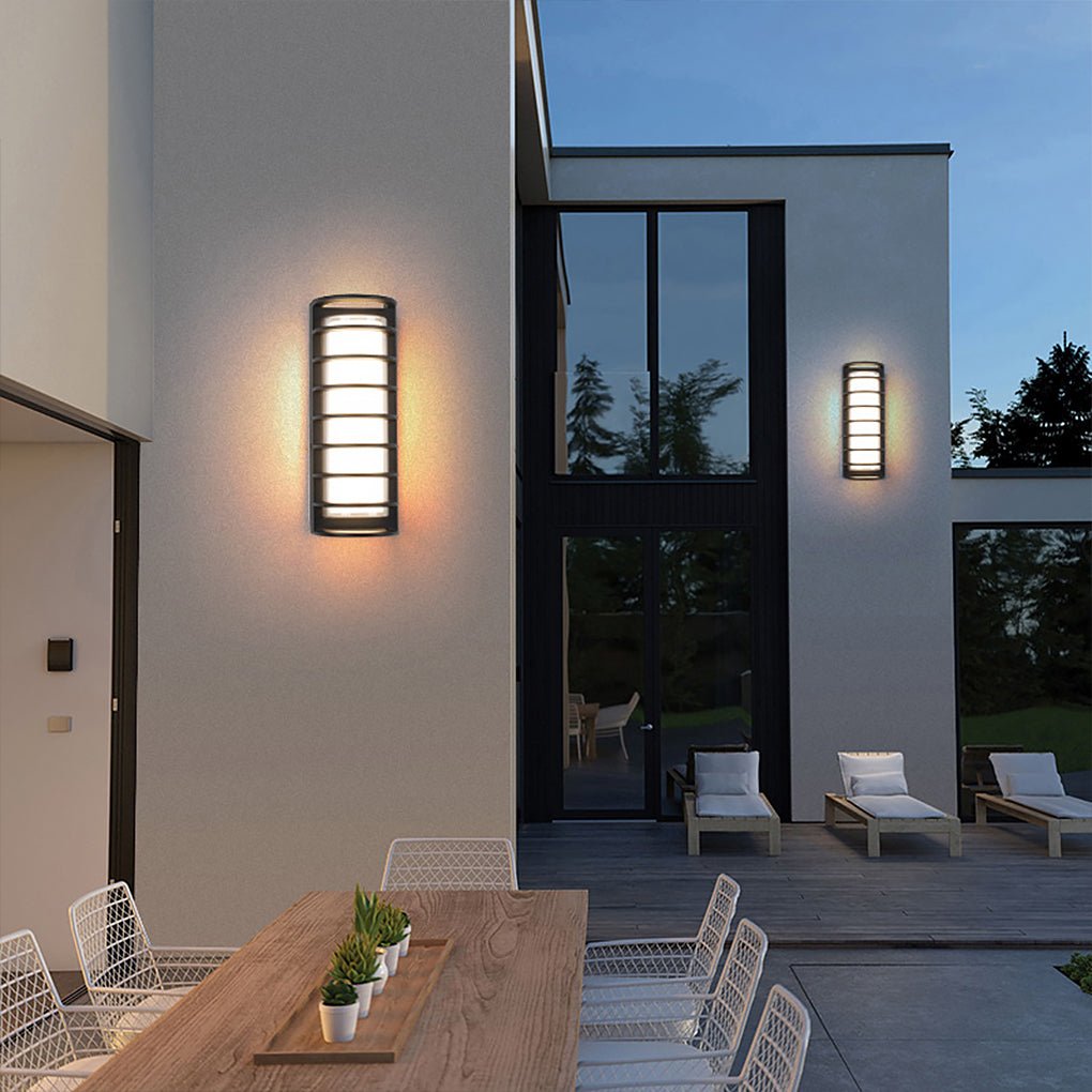 Outdoor Waterproof Double-layer Lampshade Gate Column Exterior Wall Sconces