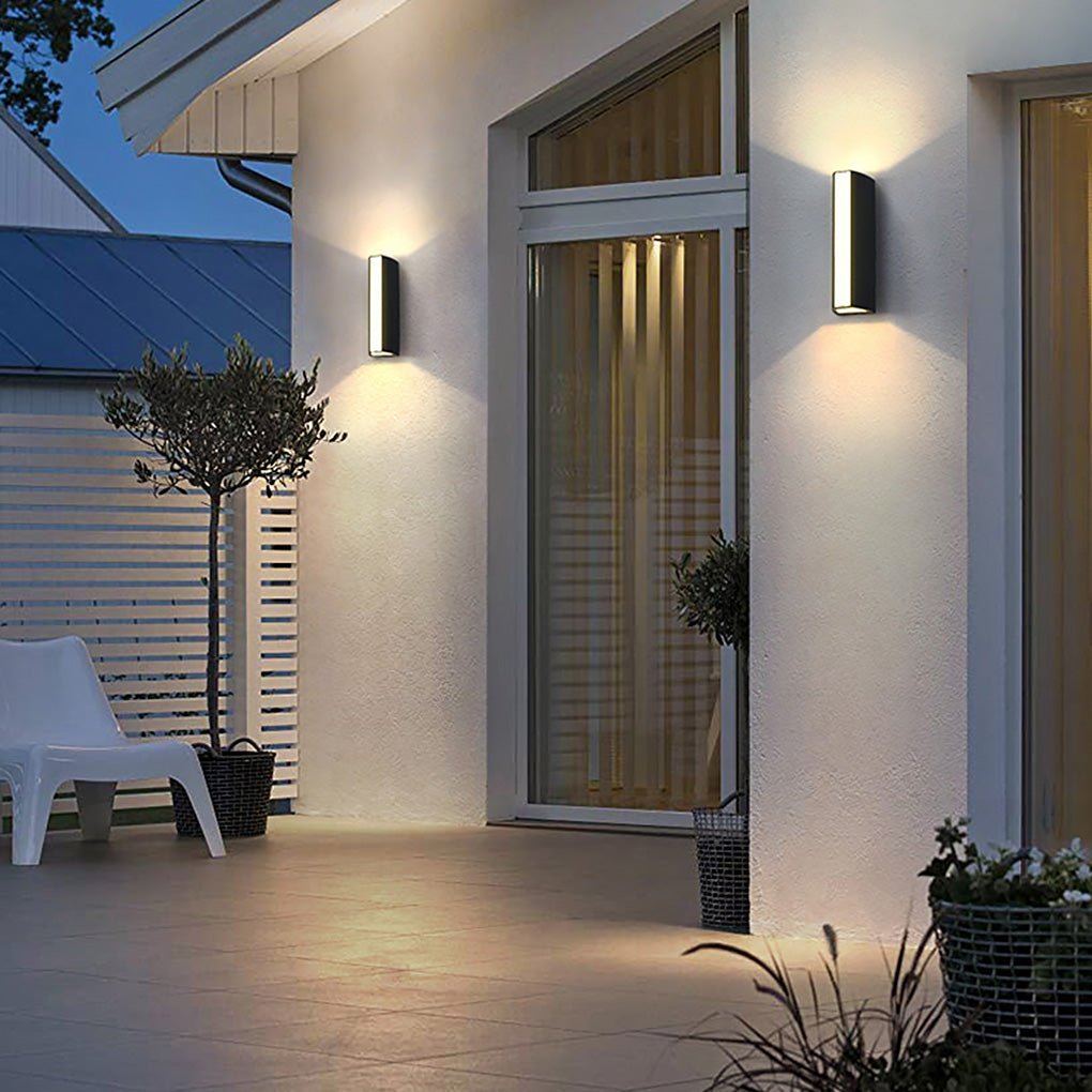 Outdoor Waterproof LED Exterior Wall Lights for Courtyard Garden Fence Decorative