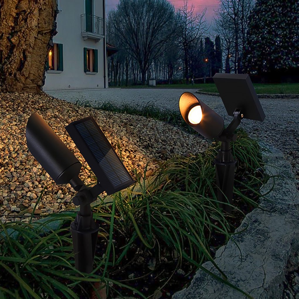 Outdoor Waterproof Solar Spot Light Landscape Lighting for Courtyard Garden Lawn