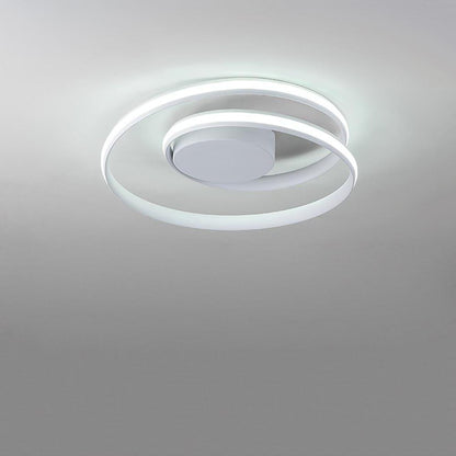 Spiraling Circular LED Modern Ceiling Lights Flush Mount Lighting