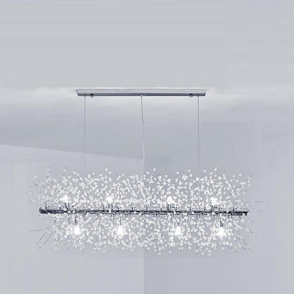 Dazzling Crystal LED Modern Chandeliers Pendant Light Hanging Lamp