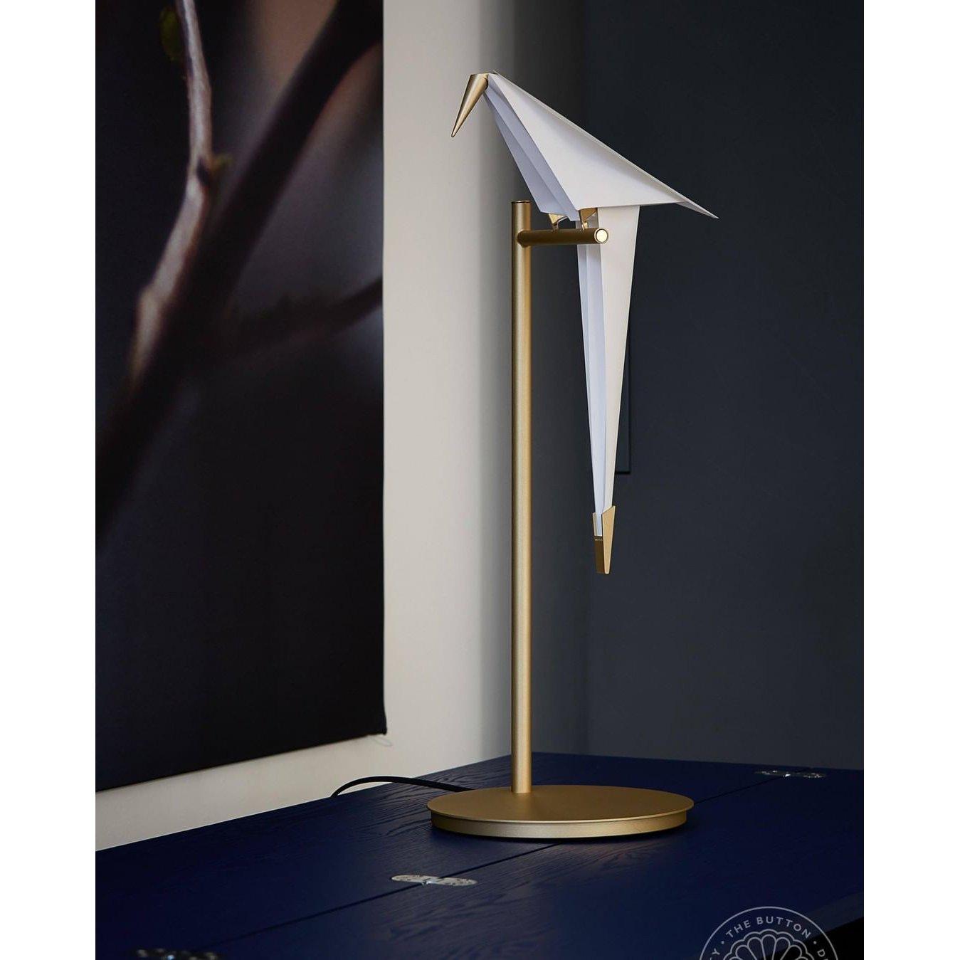 Paper Crane Bird Nightstand lamp Table Lamp