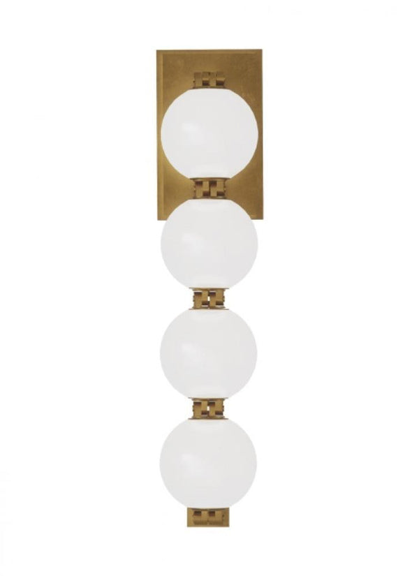 Sconce, 1-Light, LED, Natural Brass, 14.8"H (SLWS22527NB 70PKH5U)