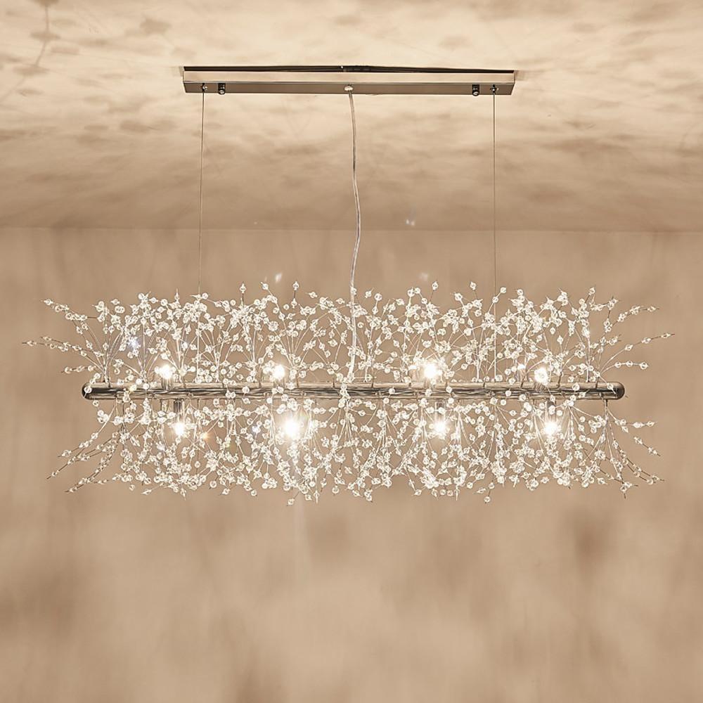 Dazzling Crystal LED Modern Chandeliers Pendant Light Hanging Lamp