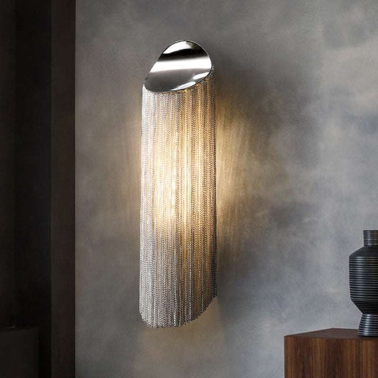 Cadena Chain Tassel Wall Sconce