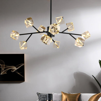 Diamante Crystal Ceiling Light Fixture