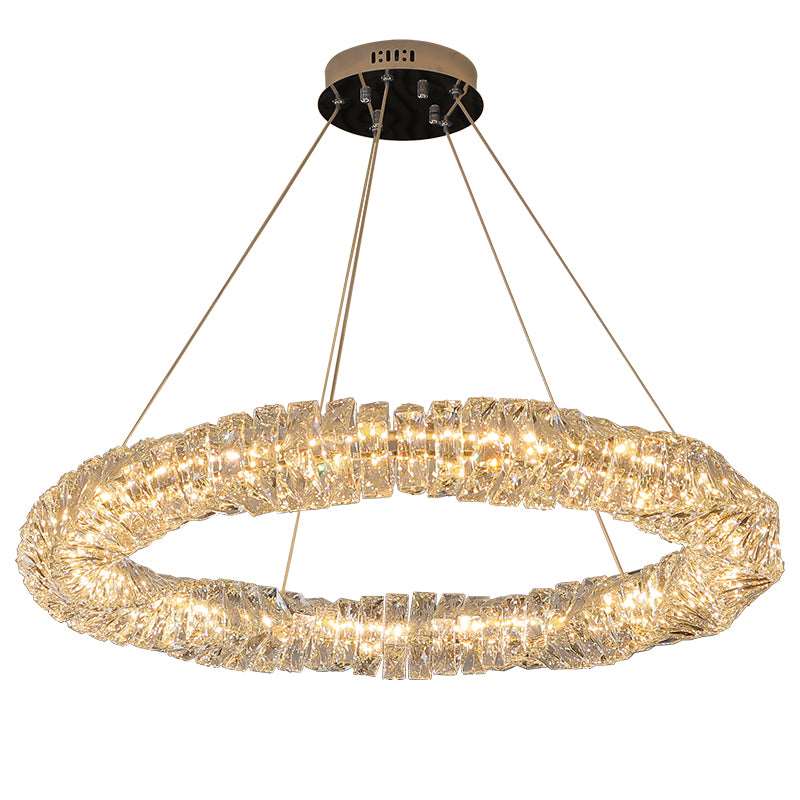 40" Bacci Crystal Light Fixture