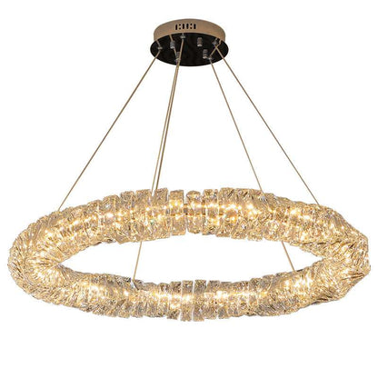 40" Bacci Crystal Light Fixture