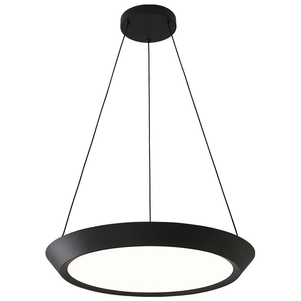 Circle Pendant Lighting for Kitchen Metal Acrylic Artistic Pendant Lighting