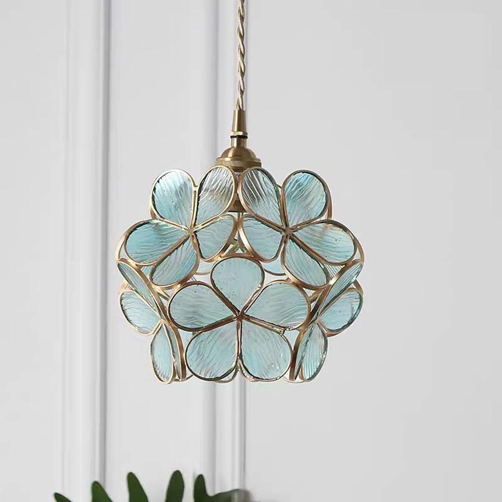 Ornate Copper Glass Pendant Lights Traditional Classic Pendant Lighting