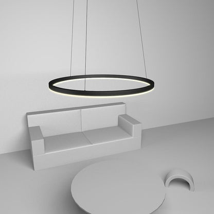 Geometric Slimline Circular Pendant Entry Light Dimmable Ceiling Light