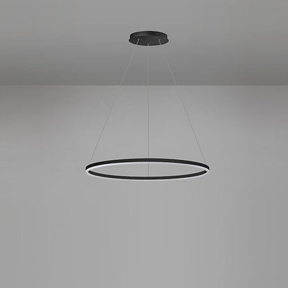 Circle LED Modern Chandelier Pendant Light Hanging Lamp Island Lights