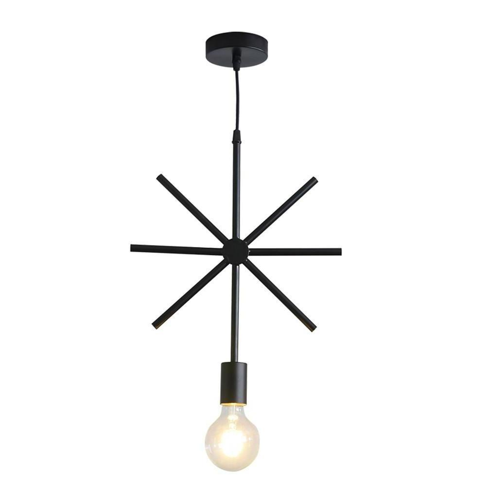 Metal Black and Gold Pendant Light Rounded Square Pendant Lighting