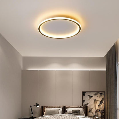 Circle Design Minimalist Nordic Integrated LED Flush Mount Ceiling Light