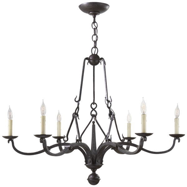 Medium Chandelier - Aged Iron