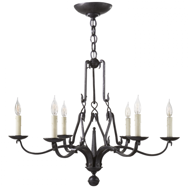 Small Chandelier - Aged Iron