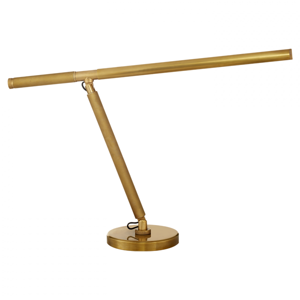 Boom Arm Desk Light - Natural Brass