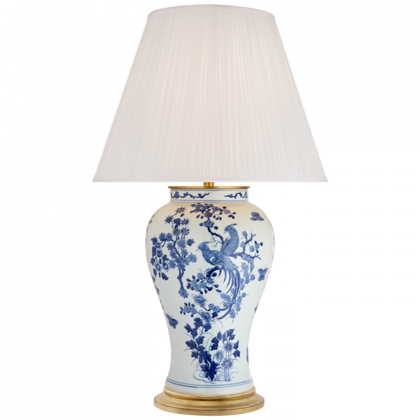 Large Table Lamp - Blue and White Porcelain