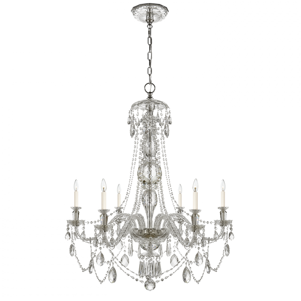 Wide Chandelier - Crystal