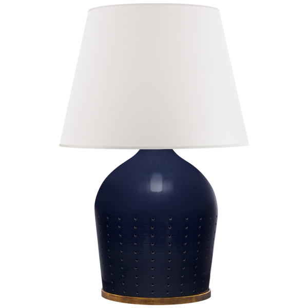 Large Table Lamp - Blue Ceramic