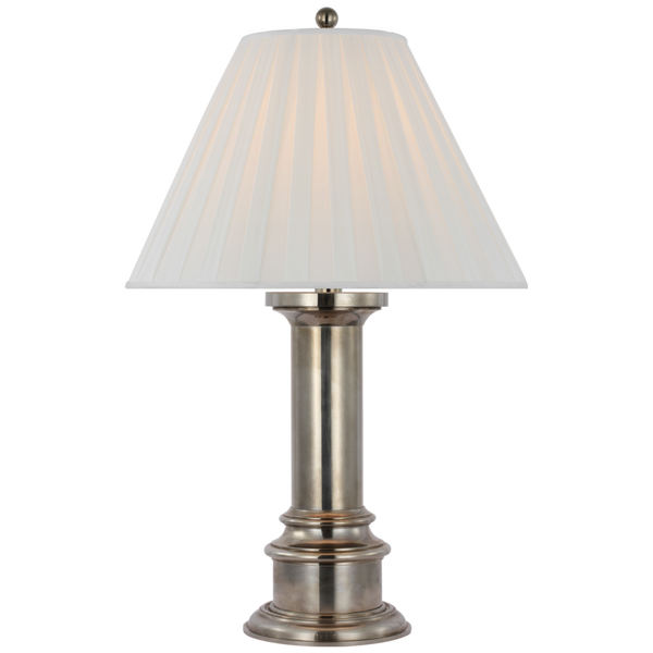 Large Table Lamp - Butler's Silver