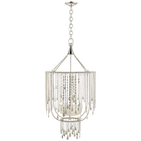 Medium Chandelier - Polished Nickel