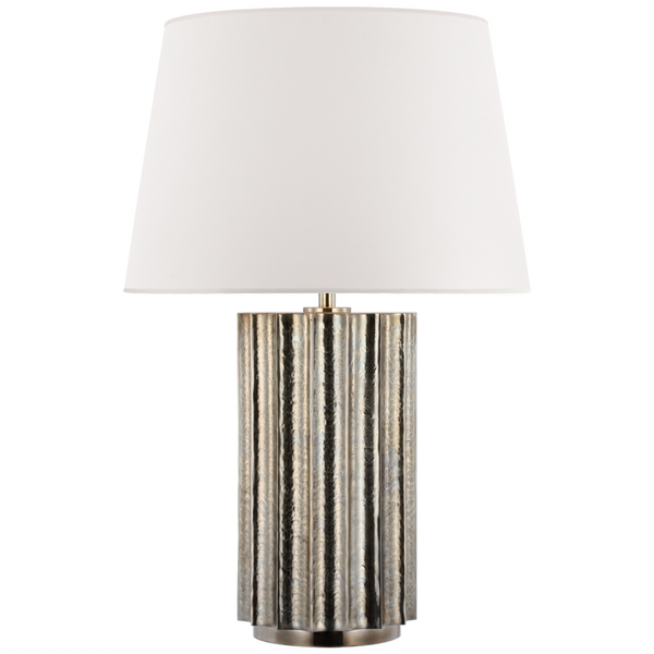 Medium Table Lamp - Butler's Silver