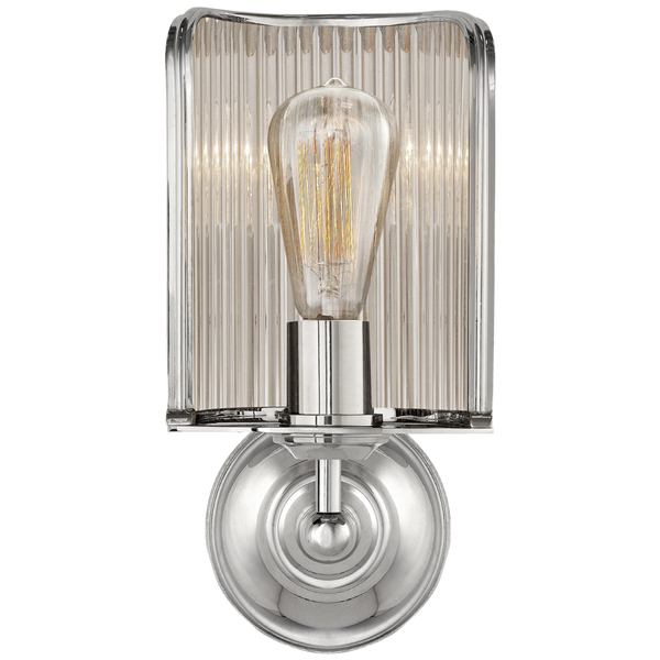 Shield Sconce - Polished Nickel