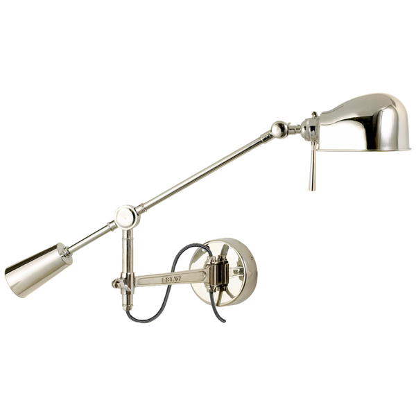 67 Boom Arm Wall Lamp - Polished Nickel