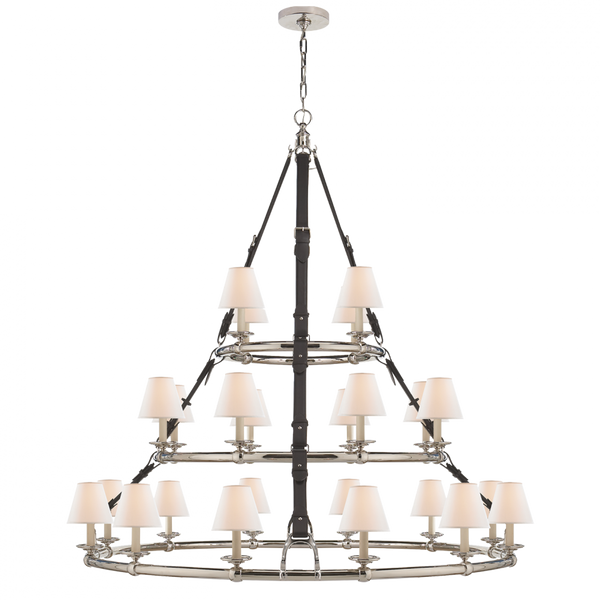 Tier Chandelier - Polished Nickel