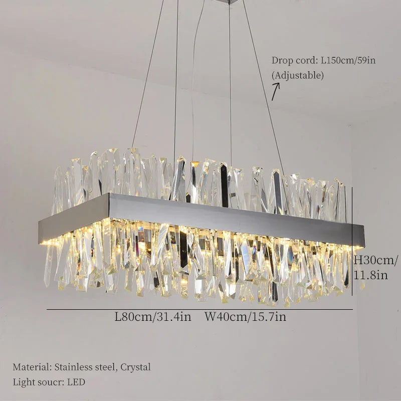 Calvi Crystal Dining Room Chandelier