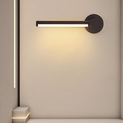 Rectangular Shaped Thin Long Style Wall Sconces with Aluminum Acrylic Design