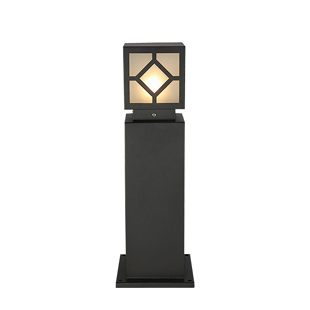 Retro European Square Outdoor Waterproof LED Garden Light Solar Landscape Decorative Lamp