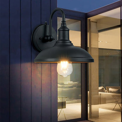 Retro Outdoor Waterproof Induction LED Wall Sconces Balcony Stair Garden Light