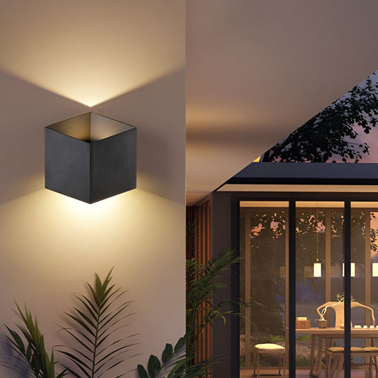 Square Waterproof up and down Lighting LED Modern Outdoor Wall Lights