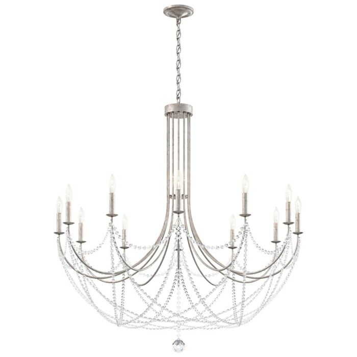 Verdana 12-Light Chandelier in Black