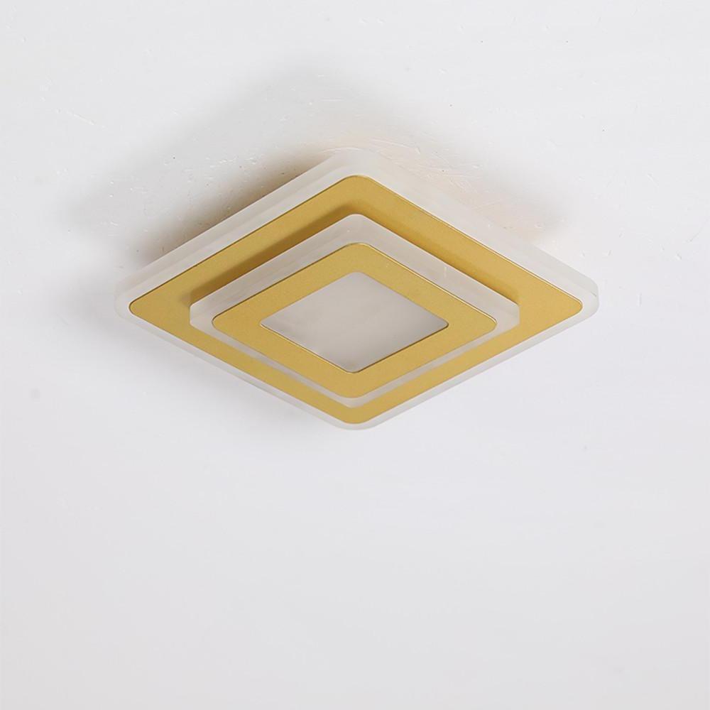 Multi Square LED Flush Mount Ceiling Fixture Light for Hallway Entryway