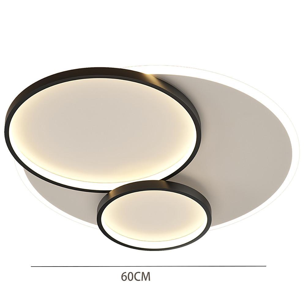 3 Circles Metal Modern Style Design Flush Mount Lighting LED Bedroom Ceiling Lights