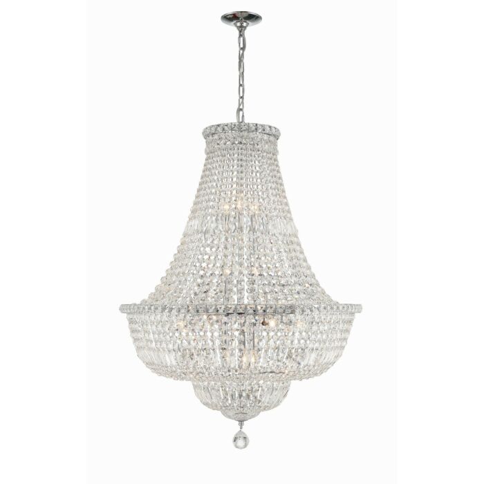 Roslyn 15-Light Chandelier in Polished Chrome