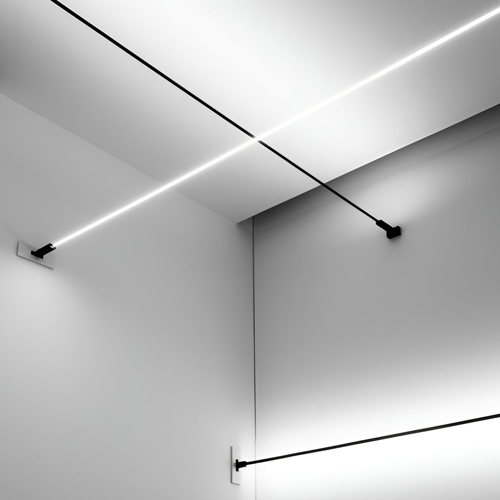 Rotatable Skyline Linear LED Lights Slim Steel Line Ceiling Light