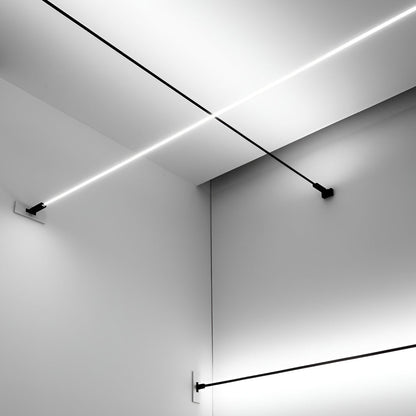 Rotatable Skyline Linear LED Lights Slim Steel Line Ceiling Light