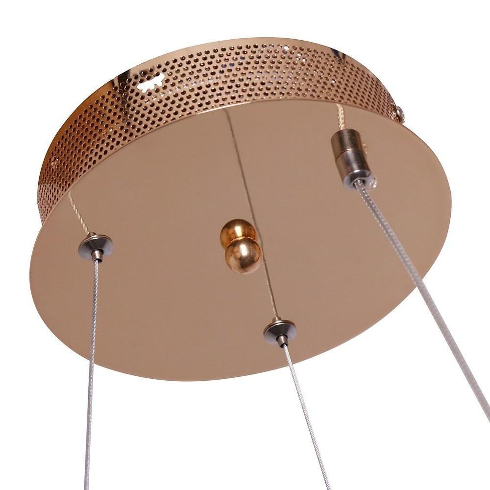 Circular Design LED Gold Modern Chandeliers Kitchen Pendant Lighting