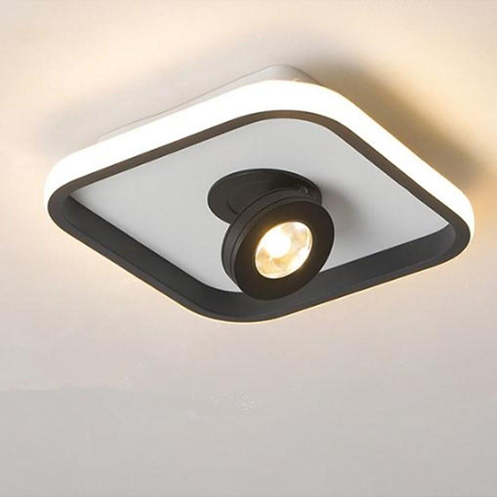 Rounded Square Adjustable Circular Spotlight LED Modern Ceiling Lights