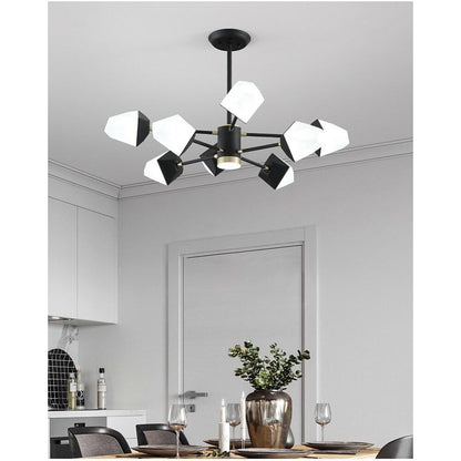 Geometrical Pendant Light Metal Acrylic Nordic Living Roon Ceiling Light