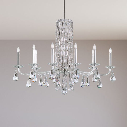 Siena 10-Light Chandelier in White