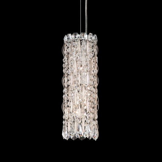 Sarella 3-Light Pendant in Antique Silver with Crystals From Swarovski Crystals