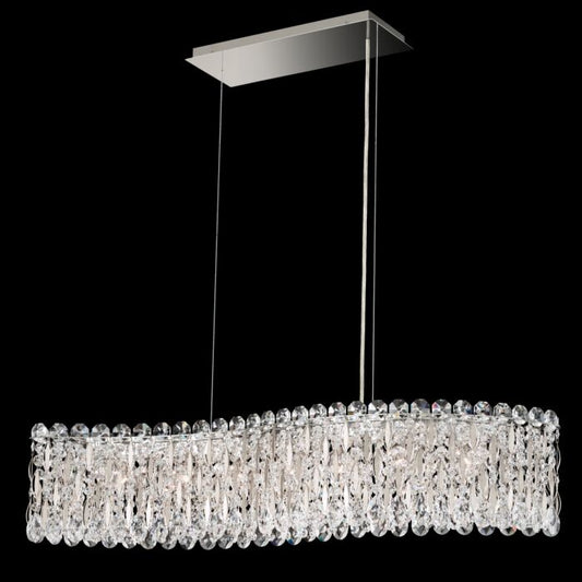 Sarella 7-Light Linear Pendant in White