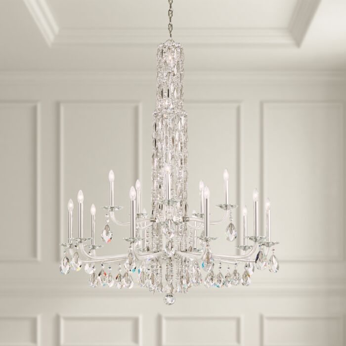 Siena 17-Light Chandelier in White