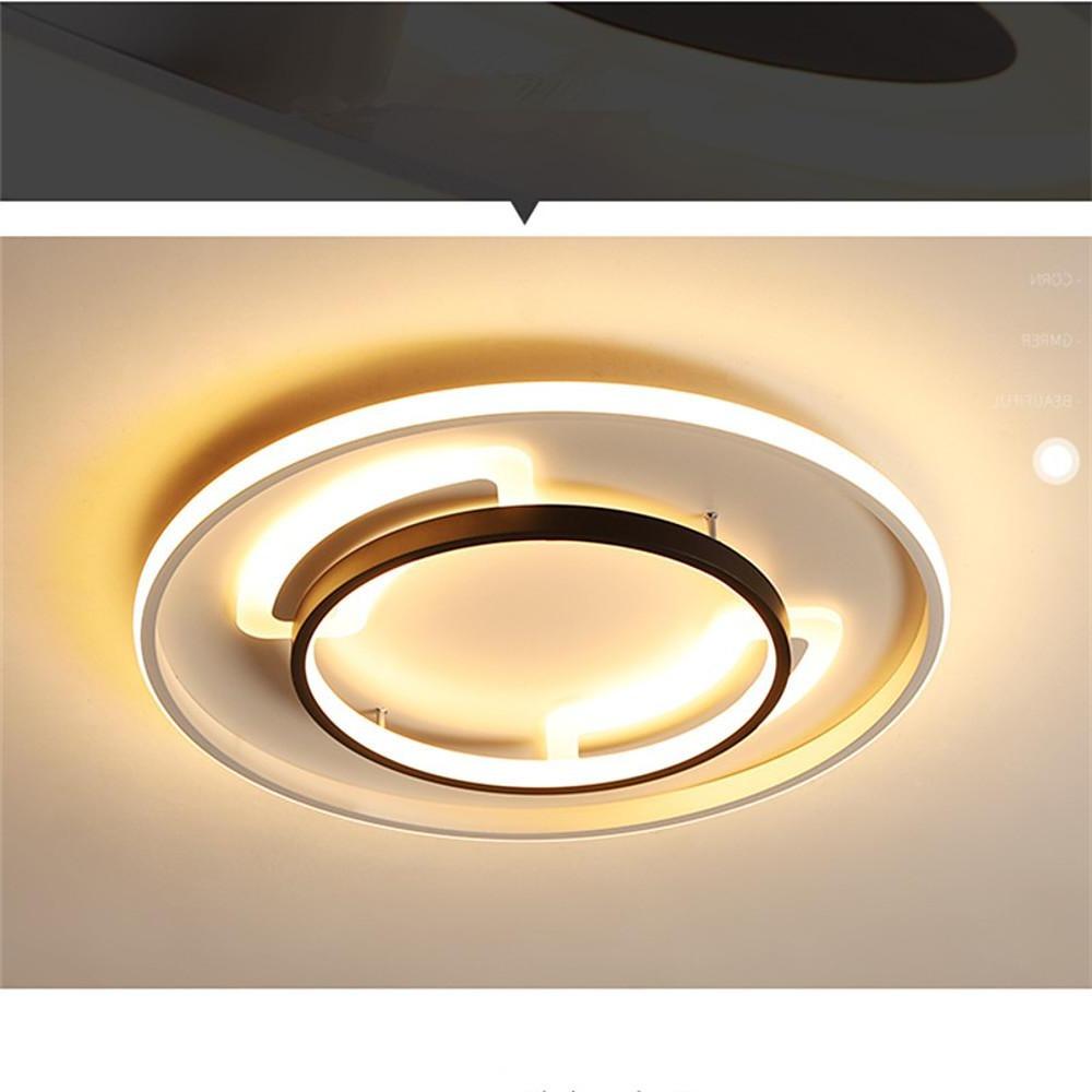 Circle Modern Bedroom Flush Mount Lighting LED Ceiling Lights